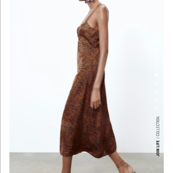 Zara animal print dress NEW - Picture 6 of 8